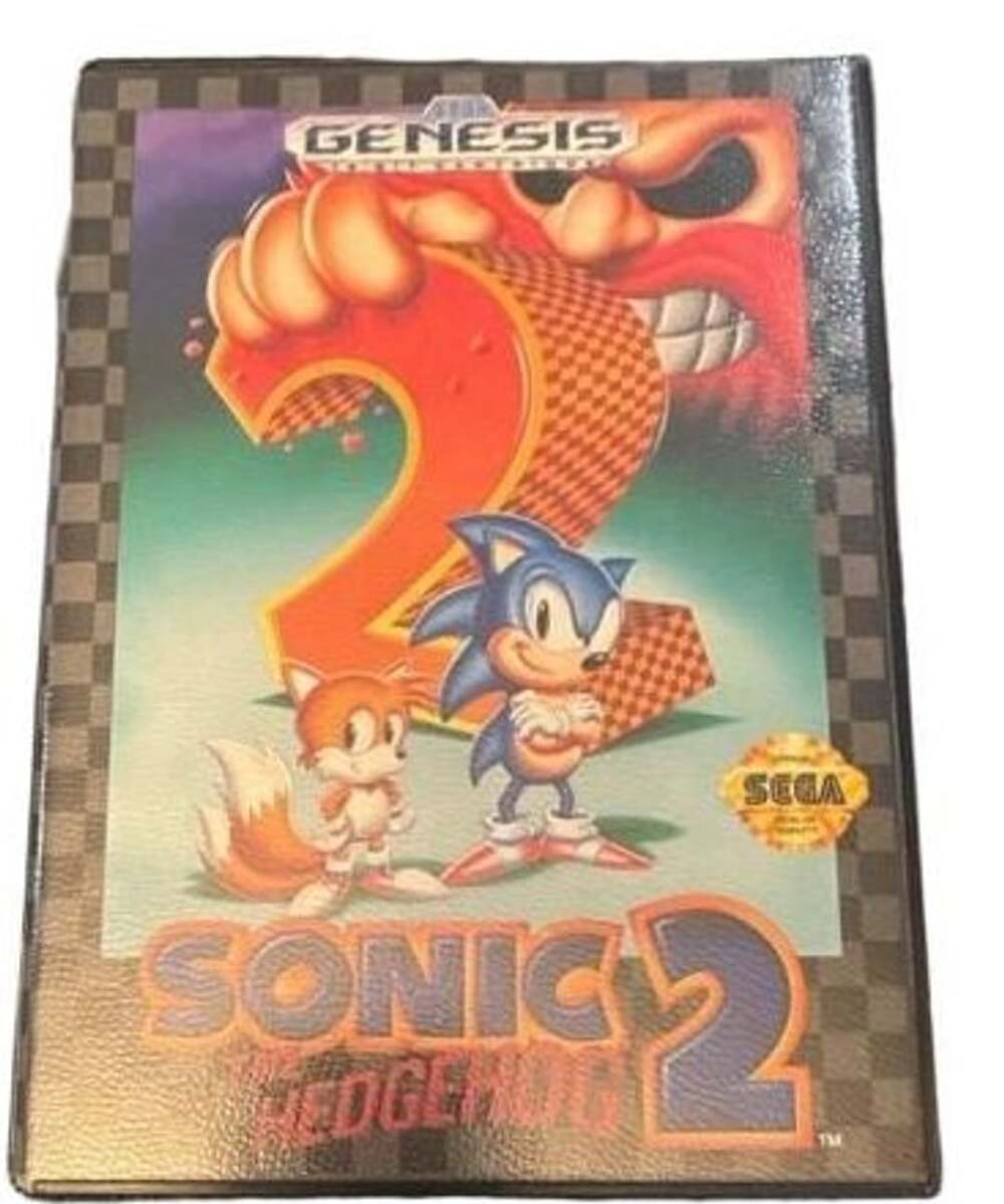Sega Genesis Sonic The Hedgehog 2 Complete With Box And Manual